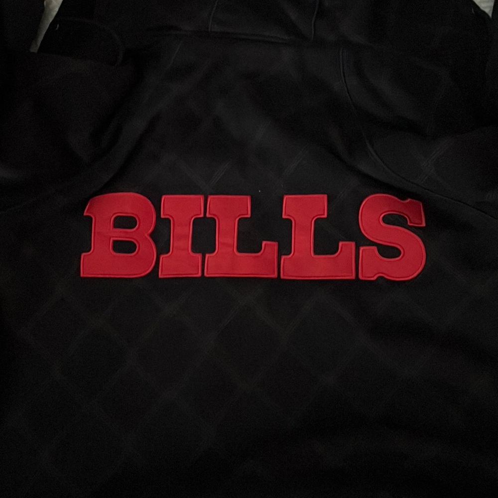 Buffalo Bills heavy fleece zip up hoody.